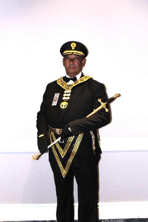 Knights Templar Officer in Regalia